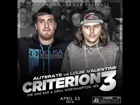 aLiterate vs Louie Valentine