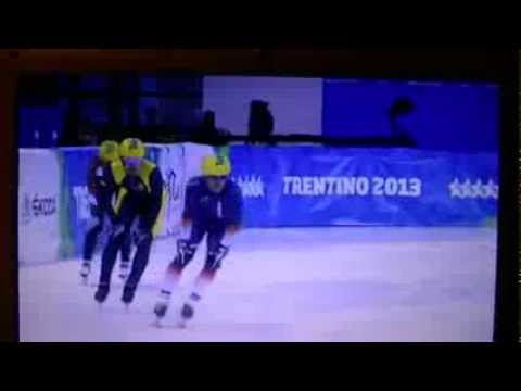 GUTENOV, 500m Preliminaries Heat 4 - 26th Winter Universiade, Trentino, 2013  Men's