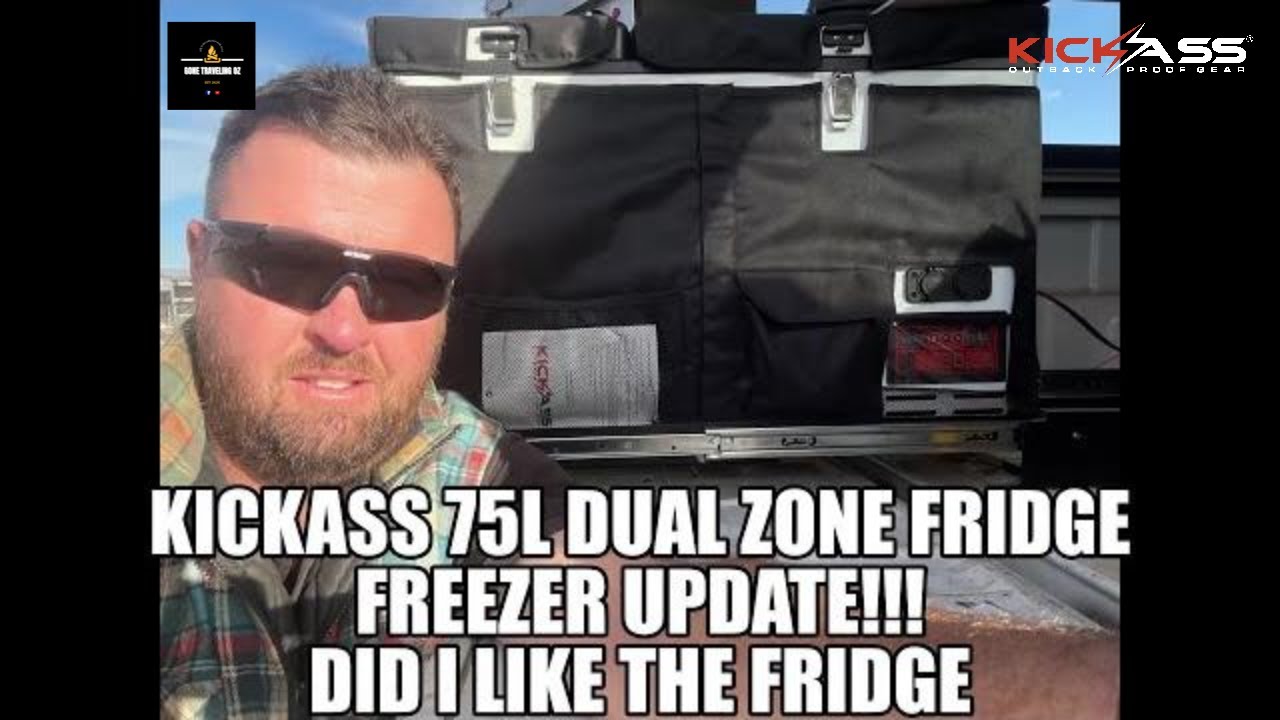 Watch customer video of KickAss 75L Dual Zone Portable Camping Fridge/Freezer (2nd Generation)