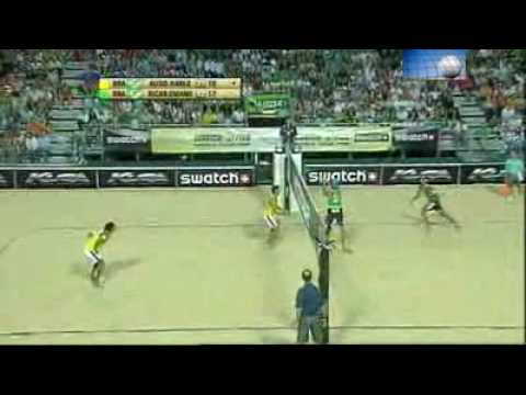Harley-Alison vs Ricardo-Emanuel (2 set) Final 3rd Place part3 {Rome 2009}
