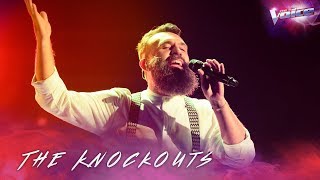 The Knockouts: Colin Lillie sings Fire and Rain | The Voice Australia 2018