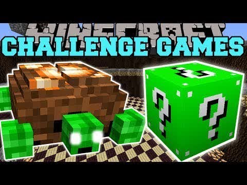 PopularMMOs Pat and Jen Minecraft: TURTLE BOSS CHALLENGE GAMES - Lucky Block Mod - Modded Mini-Game