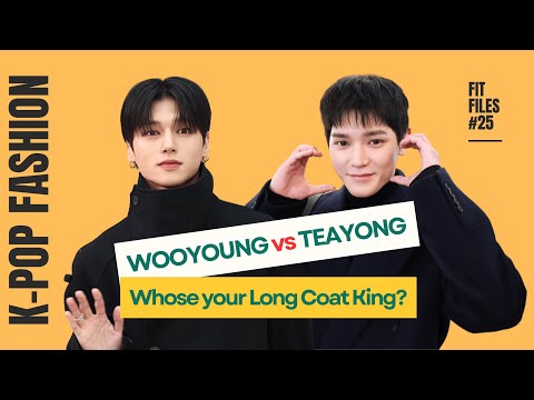 [Fit Files] This Is How Wooyoung & Taeyong Make Long Coats Hit Different👑🖤#wooyoung #taeyong