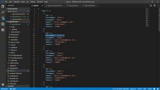 Display Table in Angular using JSON Server Rest API