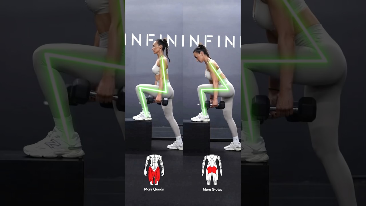 Step up form for QUADS vs GLUTES 🔥 #shorts