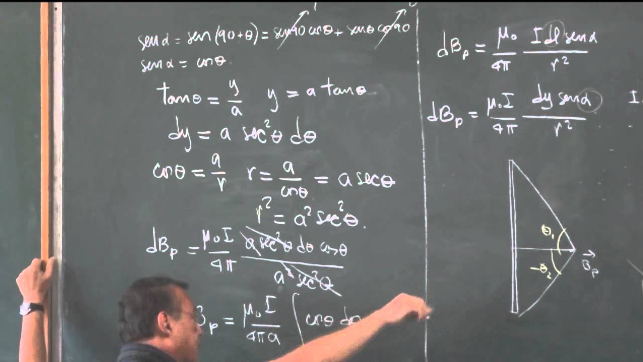 Clase 78: Fuentes de campo magnético;  Biot y Savart.