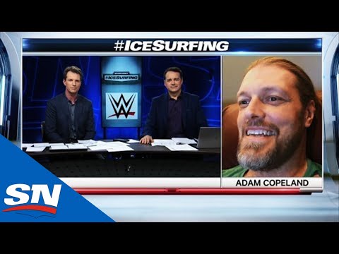 WWE Rated R Superstar Edge Brings Hockey Analyst Hat To Ice Surfing