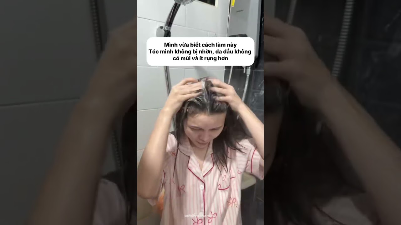 Mình vừa biết cách này với tóc nhờn và da đầu có mùi