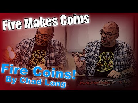 Fire Coins By Chad Long | Awesome Coin Magic!