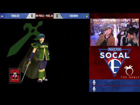 Fight For SoCal 8 - Ringler (Donkey Kong) VS KoDoRiN (Marth) - SSBM - RR Pools (A4)