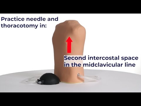 Tension Pneumothorax Simulator by Nasco Healthcare