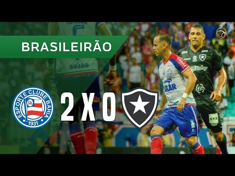 BAHIA 2 X 0 BOTAFOGO - GOLS - 25/08 - CAMPEONATO BRASILEIRO 2019