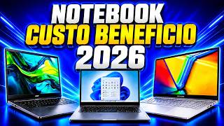 Veja os 3 Melhores Notebook Custo Beneficio 2026 // Ideais para Estudar e Trabalhar