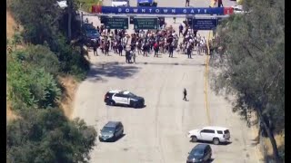 WATCH: LA Dodgers TURN AWAY ICE agents at stadium entrance