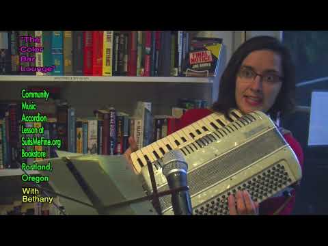 Community Music Accordion Lesson #2 with Bethany