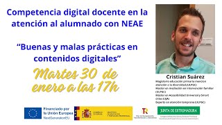 Competencia digital docente en la atención al alumnado con NEAE: Accesibilidad de los contenidos