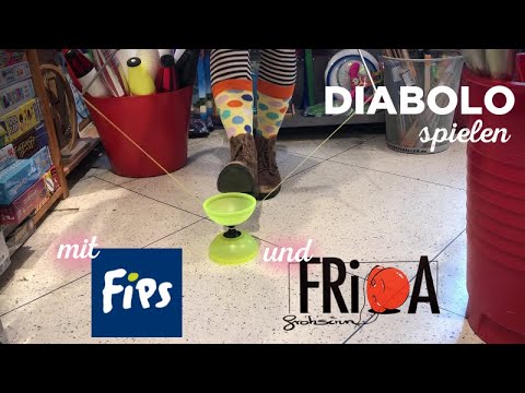 Diabolo spielen mit Fips und Frida Frohsinn