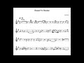 Passport to Paradise - Sidney Bechet (Bb transcription)