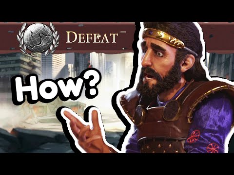 Sometimes Even The Best Civ 6 Players Get DESTROYED On Deity - Civ 6 Persia