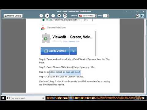Install Google Chrome Extensions on Android Using Yandex Browser Video