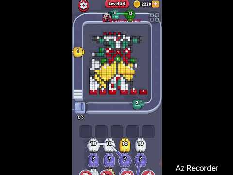 Pixel Flow Level 54 Walkthrough