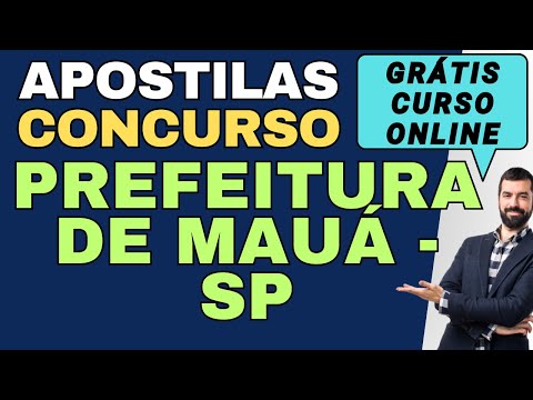 Baixar Apostila Concurso  Prefeitura de Mauá - SP Grátis Curso Online Básico
