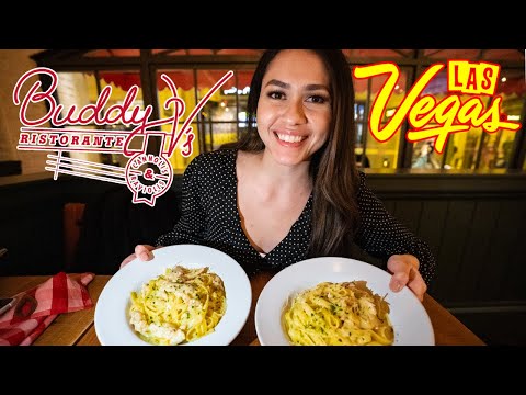 Festa ITALIANA no Ristorante Buddy V em LAS VEGAS!
