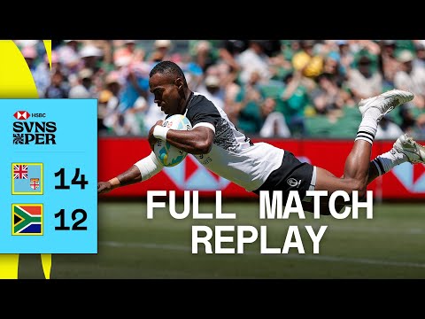 Fiji steal it from South Africa | Fiji v South Africa | Full Match Replay | Perth HSBC SVNS