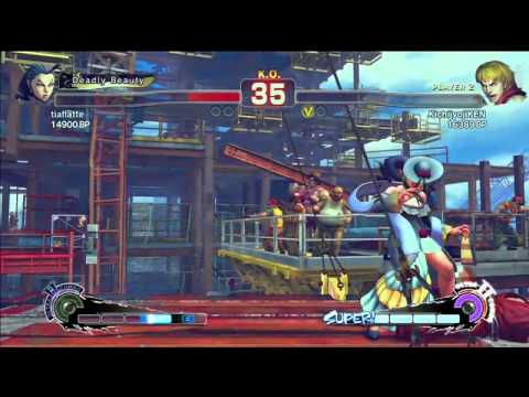 SSF4: tiaflatte (Rose) VS kichijyojiKEN (Ken)