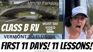 11 Things We Learned Fast in Our Class B Camper Van | Coachmen Beyond 22C Tips