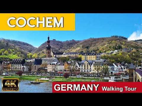 COCHEM, Deutschland 4K UHD 60fps Rundgang