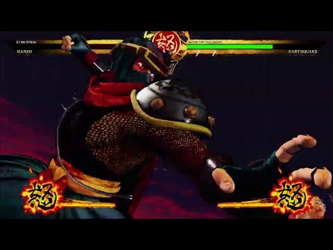 Samurai Shodown Hanzo vs Earthquake【PS4】