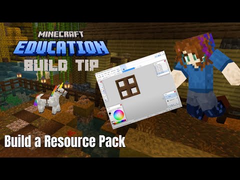 Modifying a Minecraft: Education Edition world using an existing resource pack as a starter