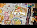 Art Vlog Watercolor Food Art Trying New Art Supplies From Stationery Pal Cozy Rainy Days