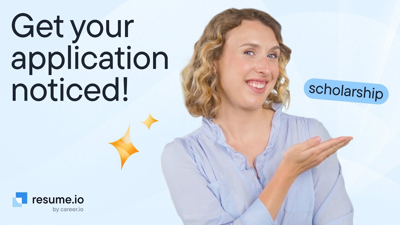 How to write a scholarship cover letter video thumbnail