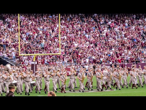 Fightin' Texas Aggie Band halftime drill @ Kyle Field 9-16-2023