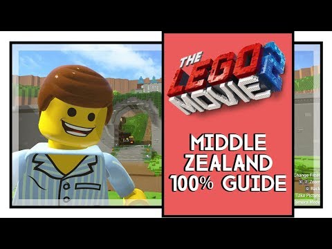 LEGO The Movie 2 Videogame Middle Zealand 100% Guide (All Purple Bricks)