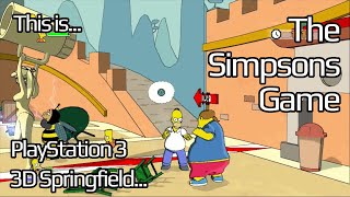 This is The Simpsons Game for the PlayStation 3