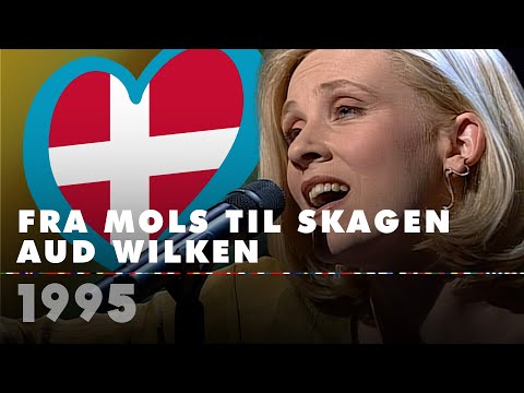 FRA MOLS TIL SKAGEN - AUD WILKEN (Denmark 1995 – Eurovision Song Contest HD)