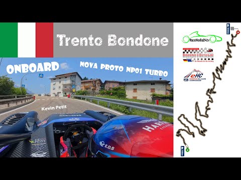 Onboard | Kevin Petit | Nova Proto NP01 EMAP Turbo | Trento-Bondone Hillclimb | EHC 2025 | RaceMedia