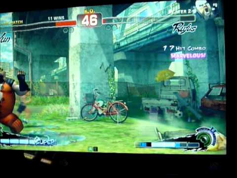 Hsien chang (Yun) Vs Spin4u (Rufus) ssf4ae