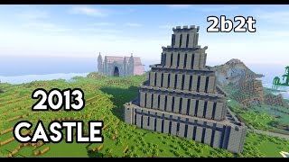 2b2t Exploring an old castle (2013)