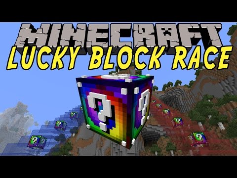 Insane Spiral Lucky Block Race in Minecraft!