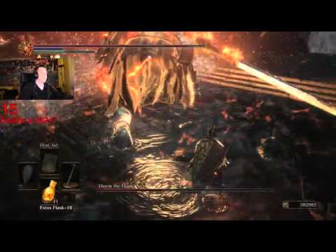 Dark Souls 3 NG+7 Yhorm the Giant Kill easy fight