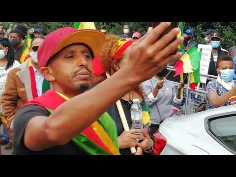 Ethiopians in the UK London for Unity & Dignity.