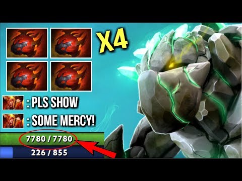 OMFG 7780 HP 4x Heart Pro Tiny Immortal Raid Boss by SingSing Epic Fun Gameplay WTF Dota 2