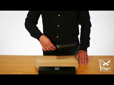 Prezentare "Cutit pentru dezosat Ringer, fabricat din otel german, R05"