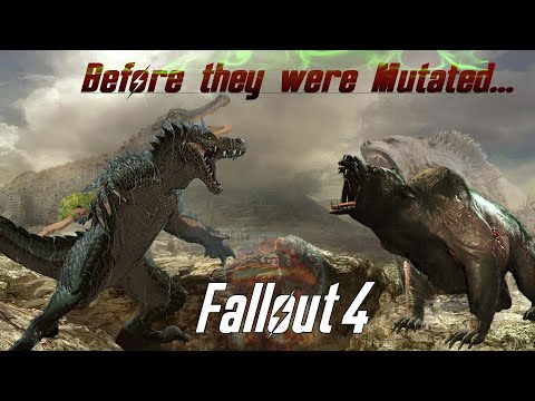Before they were Mutated...  FALLOUT CREATURES