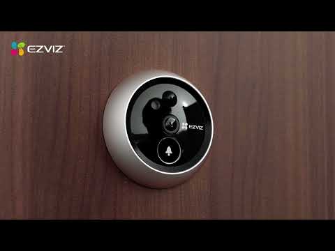 EZVIZ DP2 2K Wire-Free Peephole Doorbell