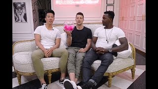 The cast of 21 Thunder play Fishbowl Frenzy video